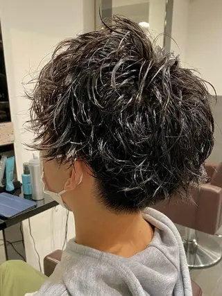パーマ メンズ ⭕️メンズパーマ⭕️ 山口 裕太郎のヘアスタイル