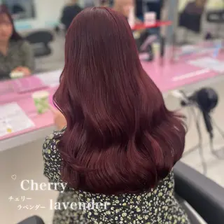 ロング カラー 韓国風艶髪🎀 暖色カラー🤍のヘアスタイル