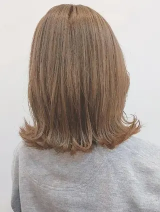 ミディアム カラー 葛西/矯正 大人っぽhair鈴木のヘアスタイル