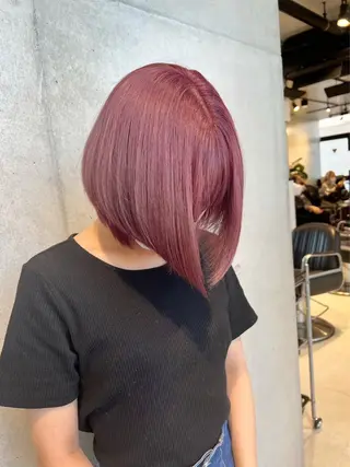 ロング カラー 冨山 一真のヘアスタイル