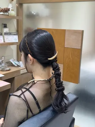 ヘアアレンジ chihiro 🐰 髪質改善/透明感🫧のヘアスタイル