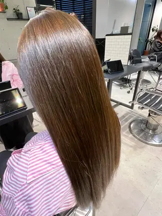 ロング カラー 冨山 一真のヘアスタイル