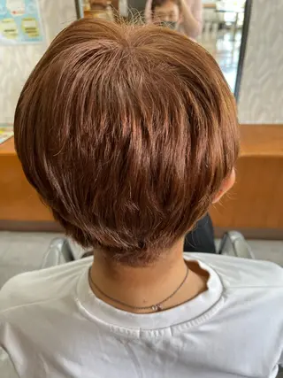 ショート カラー 髪質改善/ストレート /艶髪/熊谷はつなのヘアスタイル