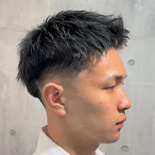 ショート パーマ ヘアアレンジ メンズ MENIN メンズ サロン 望月 涼太のヘアスタイル