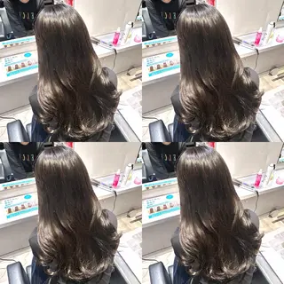 ロング カラー 艶髪×透明感カラー もかのヘアスタイル