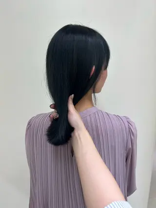 ミディアム 田中 樹奈のヘアスタイル