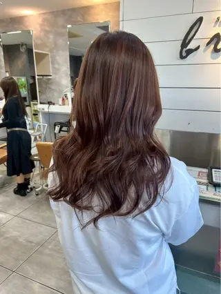 セミロング カラー 西岡 英菜のヘアスタイル