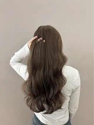 ロング カラー 若命燿史/レイヤー 縮毛矯正/髪質改善のヘアスタイル