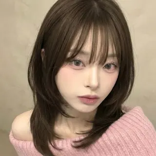 ミディアム ✨ミディアムレイヤー 期間限定無料✨　大智のヘアスタイル