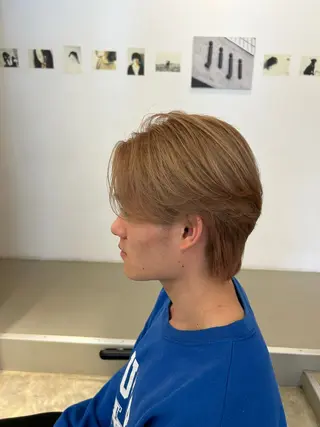 カラー メンズ HASIMOTO jijibyMOPSのヘアスタイル