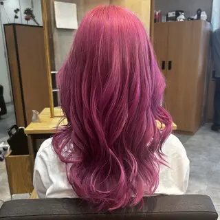 セミロング ユメナ ̖́-のヘアスタイル