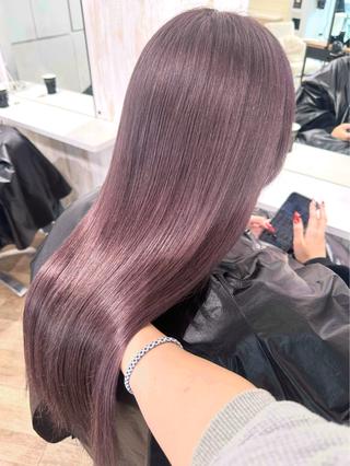 ロング 💛NOZOMI💛 ハイトーンカラーのヘアスタイル