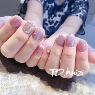 ショート めぐみのネイルサロン スタッフ練習のネイルデザイン