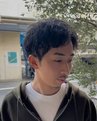 パーマ メンズ 年間2000名担当◎ パーマ職人/仲原佑樹のヘアスタイル