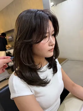 ミディアム ボブ人気No,1✨ TAME副店長のヘアスタイル