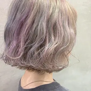 ショート カラー 【渋谷で人気】艶髪× 髪質改善/ツヤカラーのヘアスタイル