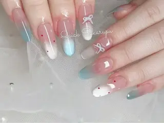 ミディアム Quick Sukarupuのネイルデザイン