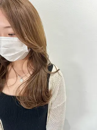 ロング カラー miri髪質改善 久留米/韓国のヘアスタイル