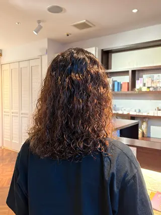 ロング パーマ 富樫 摩耶のヘアスタイル