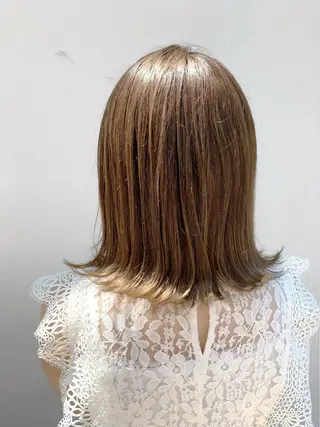 ミディアム カラー ヘアアレンジ 〽️magico/ ウルフDaiki〽️のヘアスタイル