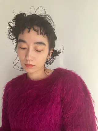ミディアム パーマ 🧸メンズカット 🧸conatsuのヘアスタイル