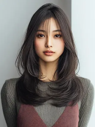 セミロング 艶髪診断で絶対綺麗✨ お悩み解決✨京谷宥✨のヘアスタイル