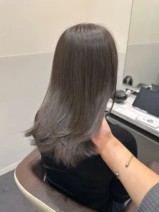 ミディアム カラー 矢野 晃平のヘアスタイル