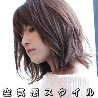 ミディアム Endearing 🌟銀座のヘアスタイル