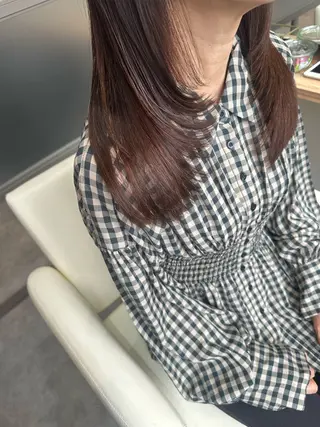 セミロング カラー MAI/髪質改善/ 幹細胞トリートメントのヘアスタイル