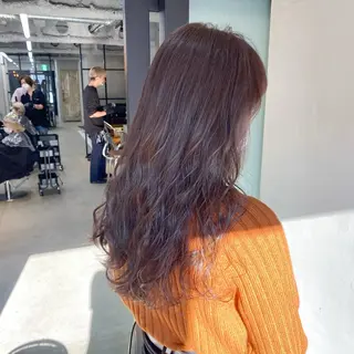 ロング カラー パーマ ヘアアレンジ 🤍透明感カラー🤍 Ryujiのヘアスタイル