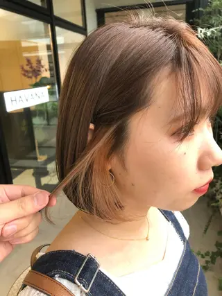 ショート カラー クドウレイ fifth神南のヘアスタイル