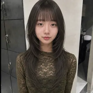 ロング 🌟kyoka 艶髪ハッシュカットのヘアスタイル