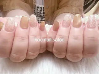 ネイル kao nail マグネット/長さだしのネイルデザイン