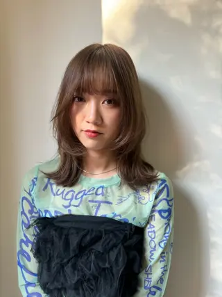 ミディアム 🔆韓国 norika🔆のヘアスタイル