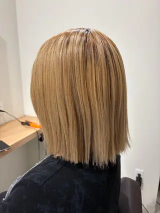 ミディアム 大阪 天王寺 attraitななかのヘアスタイル