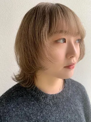 ミディアム パーマ appiis 柳田葵　横浜のヘアスタイル