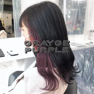セミロング カラー パーマ ヘアアレンジ メンズ キッズ ネイル マツエク・マツパ 上品＆韓国風 🥀海心🥀のヘアスタイル