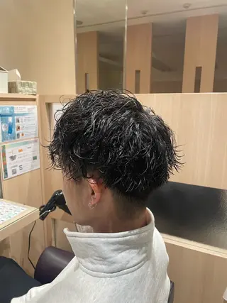 パーマ メンズ 小林 純一郎のヘアスタイル