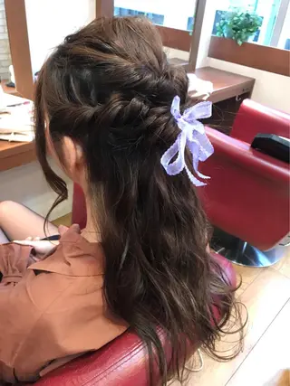 ロング ヘアアレンジ 銀座フリーランススタ イリストMIYUKIのヘアスタイル