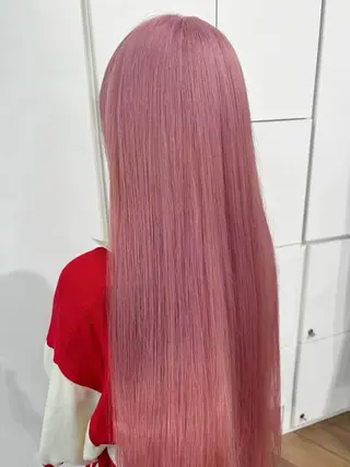 ロング ブリーチ透明感カラー 🍀mizuki🍀のヘアスタイル