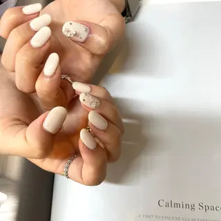 ネイル 大人ワンホン キラキラ/Ayanoのネイルデザイン