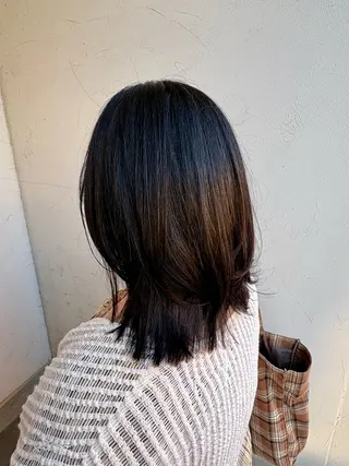 ミディアム 加藤 七夕奈のヘアスタイル