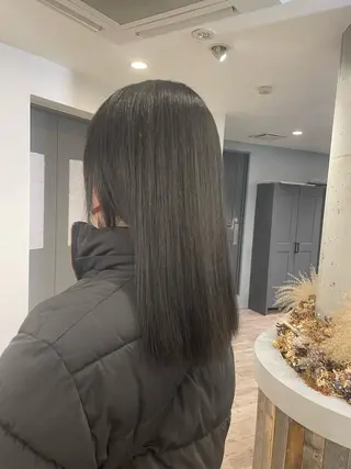セミロング ♡似合わせ ♡ハイトーン♡のヘアスタイル