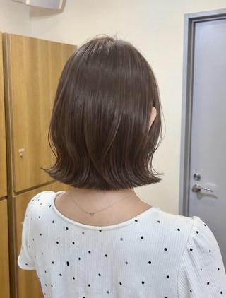 ショート カラー 心寧🍑🤍ྀི/ beigecolorのヘアスタイル
