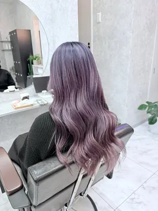 ロング カラー 🌺ハイトーン🌺 矢葺 なぎさ🌺🌺のヘアスタイル