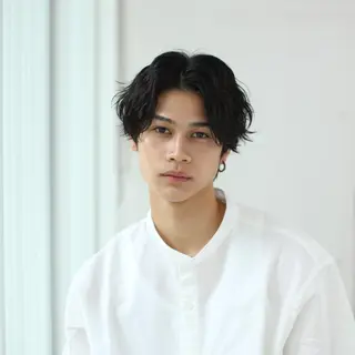 ショート パーマ メンズ 宗像 あすかのヘアスタイル