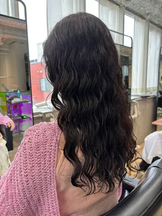 ロング パーマ ANY/須田麻人 /パーマスタイルのヘアスタイル