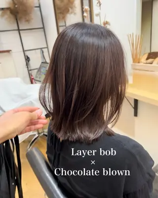 ミディアム カラー tender hair salonのヘアスタイル