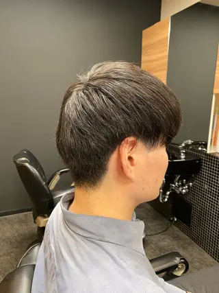 ショート メンズ メンズパーマモデル 大募集中のヘアスタイル