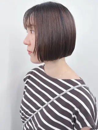 ショート ボブ/ゆるふわ ボブパーマ/とういのヘアスタイル